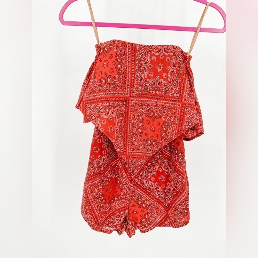 Angel Biba Red Handkerchief Romper